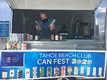 Tahoe Beach Club Airstream food trailer