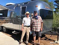 Tahoe Beach Club Airstream at delivery