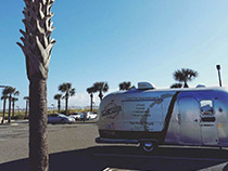Airstream pet supply trailer