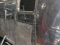 Peter Franklin Jewelry Airstream during construction