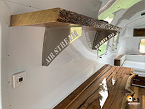 wall shelf in in Airstream