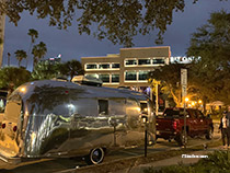 Delivering Airstream to Straz Center