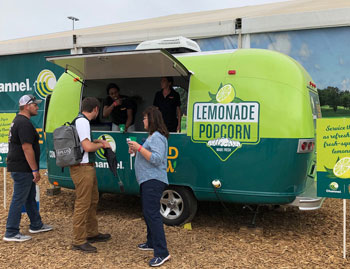 Airstream lemonade/popcorn stand