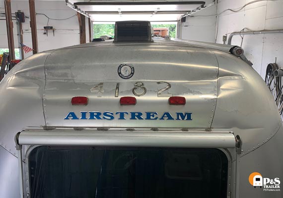 Airstream with dented top