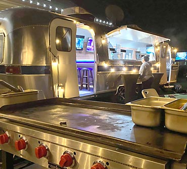 Long Island Beer and Burger Airstream griddle