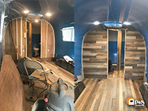 Dripping Springs mobile Airstream office construction