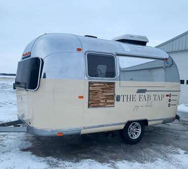 The Fab Tap Airstream bar trailer