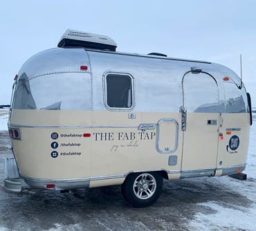 The Fab Tap Airstream bar trailer