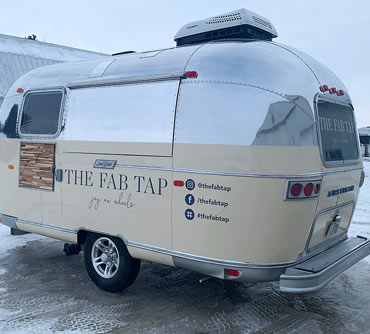 The Fab Tap Airstream bar trailer