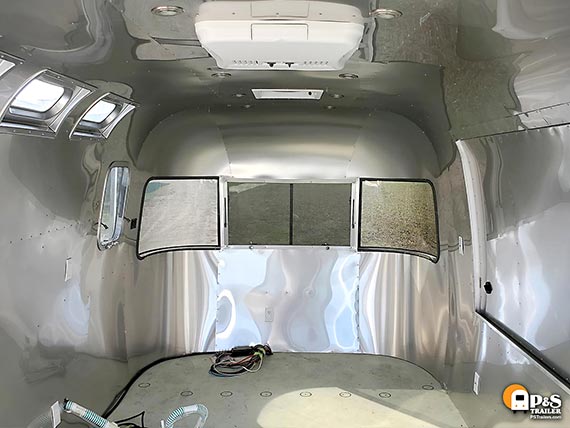 New Airstream interior ready for customization