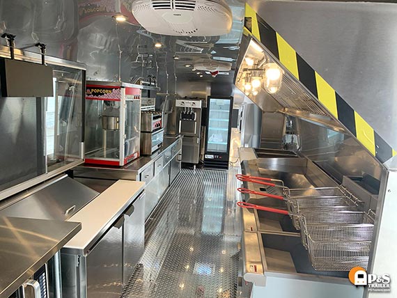 New Airstream - Miss Rubys Custom Food Trailer interior