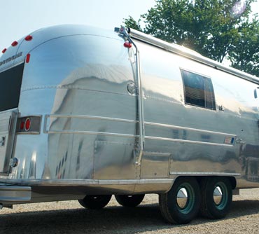 Airstream Stanley Thermos trailer polished